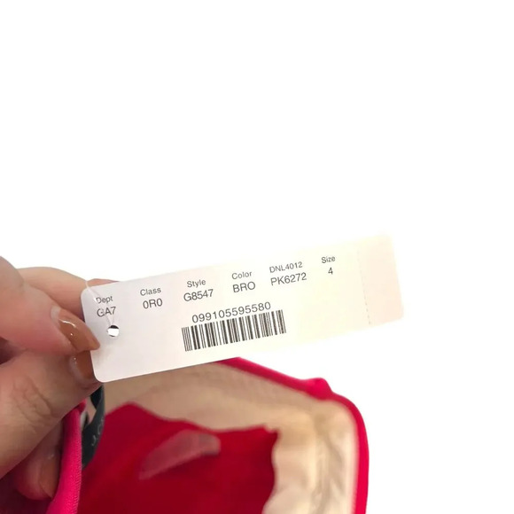 J. Crew Cameron Slim Cropped Pant in Four-Season Stretch Bright Rose Pink Size 4 - Picture 12 of 14